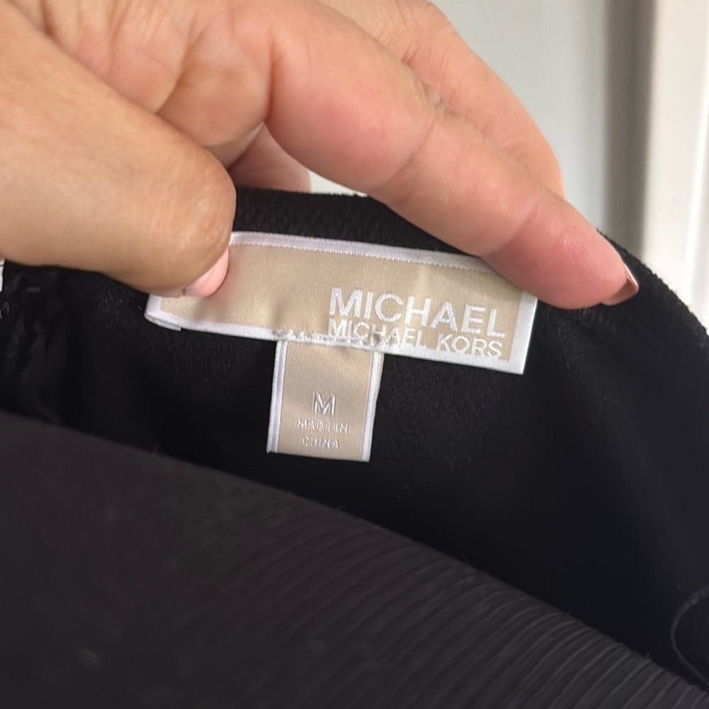 Michael Kors Elegant Black Midi Dress - Picture 2 of 8